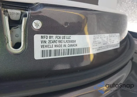 2020 Chrysler Pacifica Touring L from USA, damaged, VIN 2C4RC1BG1LR269004